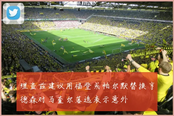 理查兹建议用福登或帕尔默替换亨德森对马奎尔落选表示意外